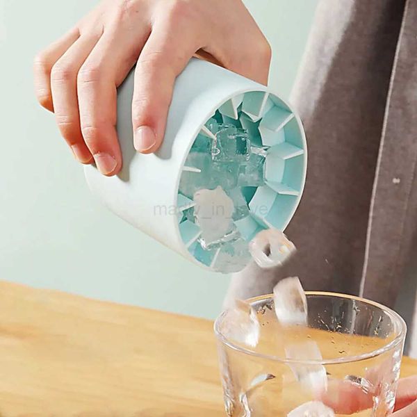 Silica Gel Ice Grid New Ice Cylinder Home DIY Ice Making Box Refrigerator Ice Making Grinding ToolsM240719