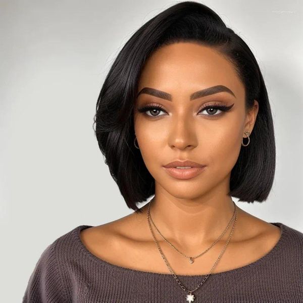Natural Black Luvkiss Yaki Straight Bob 13x4 HD Lace Front Human Hair Wigs Frontal Wig al, 13x4 lace wig
Natural Black Luvkiss Yaki Straight Bob 13x4 HD Lace Front Human Hair Wigs Frontal Wig al, 13x4 lace wig
