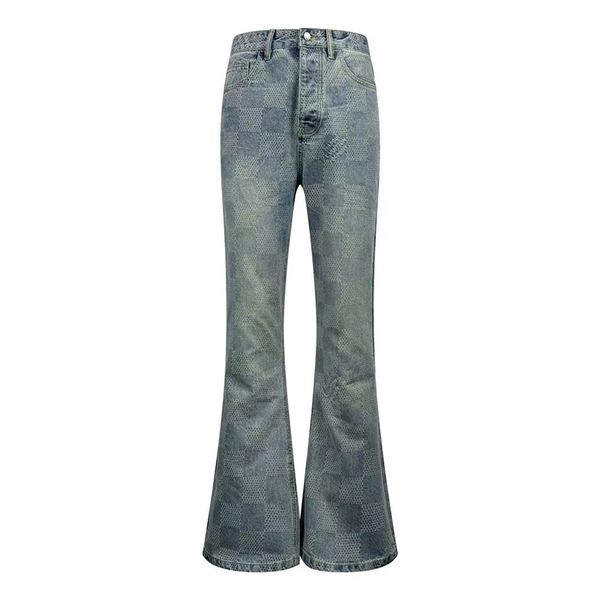 Original 1:1 jeans High end luxury jeans Fashionable men casual jeans Denim pants Loose flared pants Checkerboard pattern letter Mosaic frayed floral, Light sky blue
Original 1:1 jeans High end luxury jeans Fashionable men casual jeans Denim pants Loose flared pants Checkerboard pattern letter Mosaic frayed floral, Light sky blue