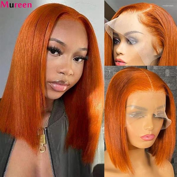 Straight Ginger Orange Bob Wig 13x4 Lace Front Human Hair Wigs For Women HD Transparent Frontal Glueless s al, 4x4
Straight Ginger Orange Bob Wig 13x4 Lace Front Human Hair Wigs For Women HD Transparent Frontal Glueless s al, 4x4