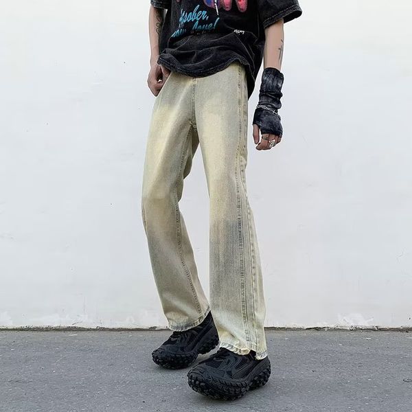 Designer Jeans For Mens Jeans High Street Loose Men Jeans Vintage Man Long Denim Pants Trousers Streetwear Baggy Straight Biker Jean Designer Mens, Yellow
Designer Jeans For Mens Jeans High Street Loose Men Jeans Vintage Man Long Denim Pants Trousers Streetwear Baggy Straight Biker Jean Designer Mens, Yellow