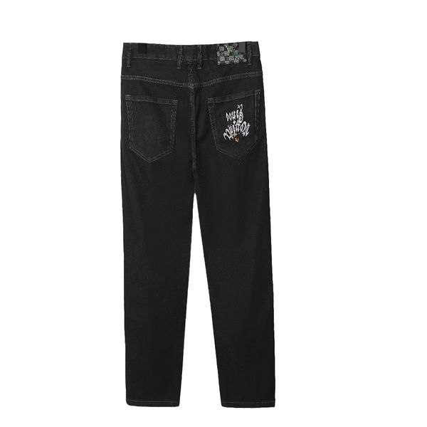 Black jeans Designer denim pants Fashion men jeans Street denim straight pants Stretch pants Slim-fit pants, Blue 2
Black jeans Designer denim pants Fashion men jeans Street denim straight pants Stretch pants Slim-fit pants, Blue 2