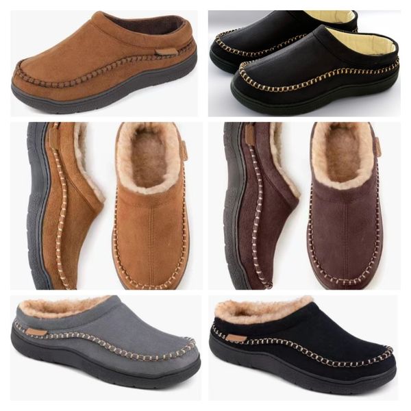 Fall winter cotton slippers designers design woolen edge indoor home outdoor leisure non-slip warm suede scuffs slippers, White 
Fall winter cotton slippers designers design woolen edge indoor home outdoor leisure non-slip warm suede scuffs slippers, White