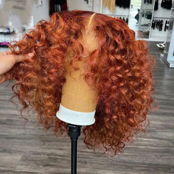 Density 180% Ginger Orange Curly 13x4 Lace Front Human Hair Wigs For Women Short Bob Curly Human Hair Wigs Transparent Lace Wig, Black
Density 180% Ginger Orange Curly 13x4 Lace Front Human Hair Wigs For Women Short Bob Curly Human Hair Wigs Transparent Lace Wig, Black