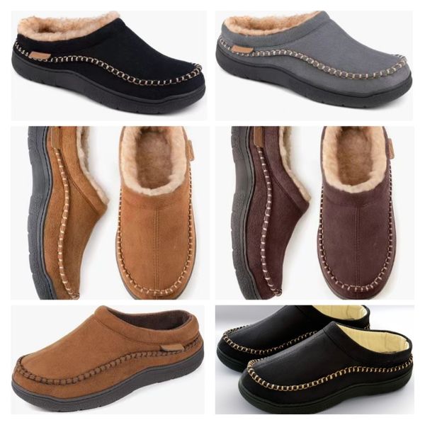Fall winter casual cotton slippers designers design woolen edge indoor home outdoor leisure non-slip warm suede scuffs slippers, Red
Fall winter casual cotton slippers designers design woolen edge indoor home outdoor leisure non-slip warm suede scuffs slippers, Red