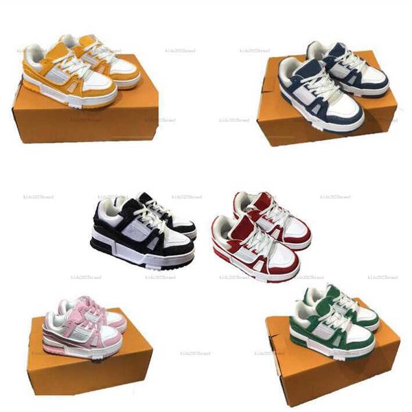 Kids Lace-Up Sneakers Multi-Colour Size 26-35