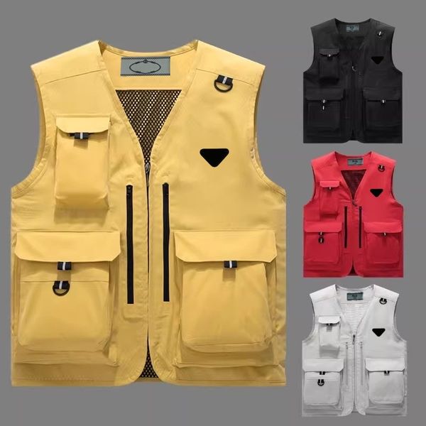 Men's Vests Designer jacket tank top stylist women's men vest Outdoor camping with multiple pockets High quality Couples windproof sleeveless jackets parka, Red
Men's Vests Designer jacket tank top stylist women's men vest Outdoor camping with multiple pockets High quality Couples windproof sleeveless jackets parka, Red
