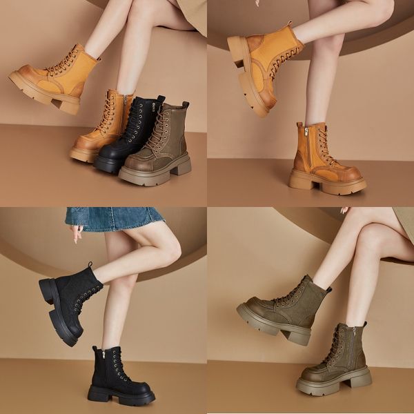 Thick Bottom Platform Women Ankle Boots Woman Shoes Zipper Fashion Female Designer Motorcycle Boot Casual Ladies Footwear, Black
Thick Bottom Platform Women Ankle Boots Woman Shoes Zipper Fashion Female Designer Motorcycle Boot Casual Ladies Footwear, Black