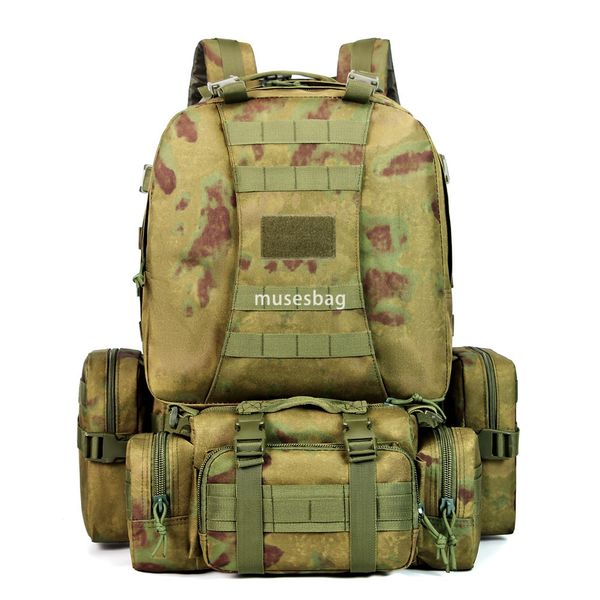 New color button outdoor combination backpack army camouflage tactical camping backpack large capacity Oxford cloth mountaineering, Black
New color button outdoor combination backpack army camouflage tactical camping backpack large capacity Oxford cloth mountaineering, Black
