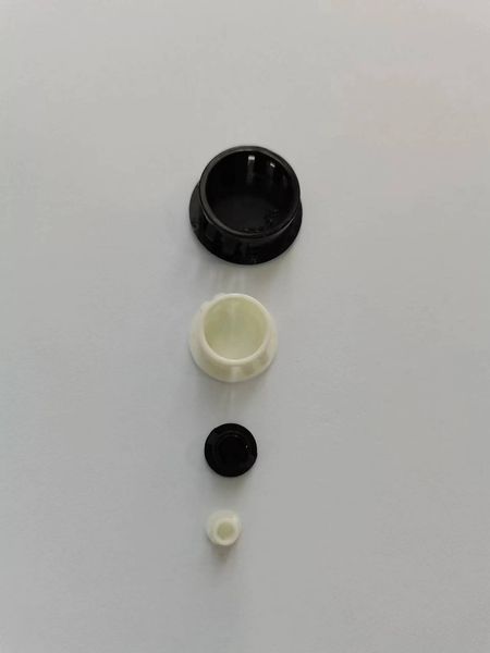 Nylon plastic plug, buckle type plug, hole plug, black and white HP buckle circular decorative cover
Nylon plastic plug, buckle type plug, hole plug, black and white HP buckle circular decorative cover