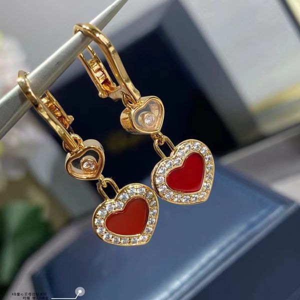 Shell Dangle Earrings Women Rose Gold