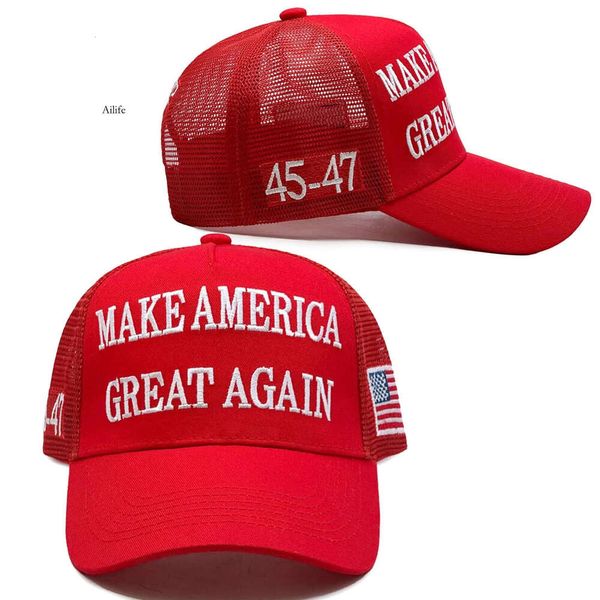 Trump MAGA Party Hats Embroidery 45-47Th Make America Great Again Mesh Back Baseball Caps
Trump MAGA Party Hats Embroidery 45-47Th Make America Great Again Mesh Back Baseball Caps