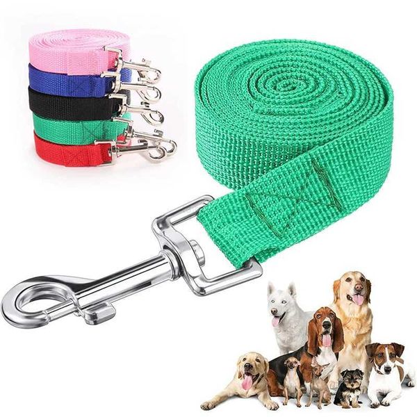 Nylon Dog Training Leashes Walking Pet Leash Long Lanyard Traction Rope for Small Medium Large Dogs 10M 15M 20M 30M 50ML240725