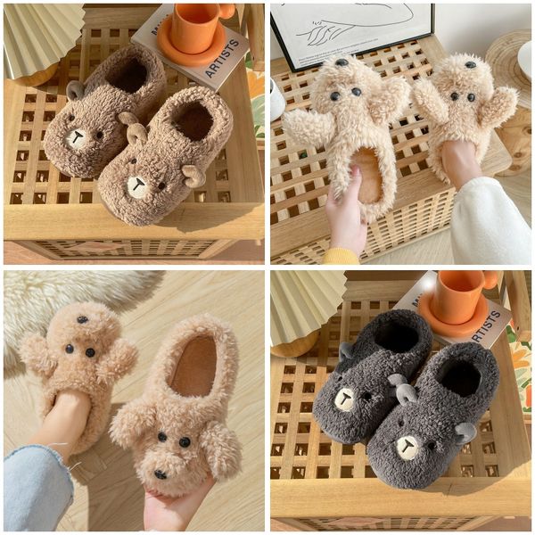 Warm cute cotton drag in winter Designer design teddy and lamb image Winter home and outdoor casual wrapped heel cotton slippers, Grey
Warm cute cotton drag in winter Designer design teddy and lamb image Winter home and outdoor casual wrapped heel cotton slippers, Grey