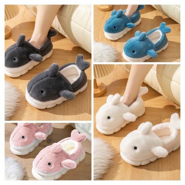 Winter Warm Whale Cute Cartoon Fluffy Cotton Slipper Full and Half Heel Indoor and Outdoor Casual Wear Thick Bottom Soft Warm Non-Slip Cotton Slipper, Blue
Winter Warm Whale Cute Cartoon Fluffy Cotton Slipper Full and Half Heel Indoor and Outdoor Casual Wear Thick Bottom Soft Warm Non-Slip Cotton Slipper, Blue