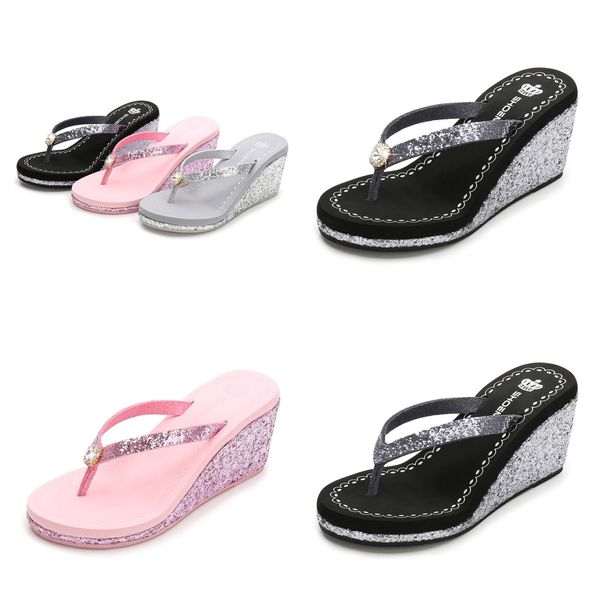 2024 summer sequined rhinestones women's high heels flip-flops Platform beach flip-flops fashion, Grey
2024 summer sequined rhinestones women's high heels flip-flops Platform beach flip-flops fashion, Grey