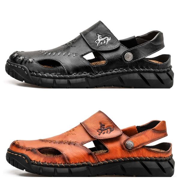 summer fall men's plus-size sandals Men's fashion leather beach shoes sandals men's shoes sewing shoes slippers outdoor GAI, Red
summer fall men's plus-size sandals Men's fashion leather beach shoes sandals men's shoes sewing shoes slippers outdoor GAI, Red