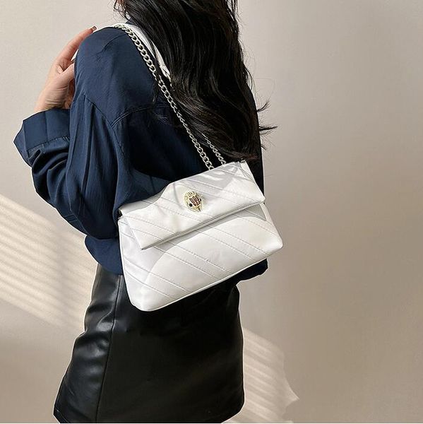 Wholesale factory women shoulder bags 6 colors French niche design contrast fashion chain bag flip soft leather handbag street fashion striped backpack 293732#, White
Wholesale factory women shoulder bags 6 colors French niche design contrast fashion chain bag flip soft leather handbag street fashion striped backpack 293732#, White