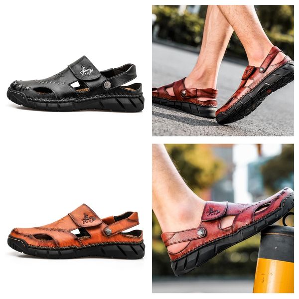SIZE 38-50 Summer Slippers Beach Outdoor Flat Slippers Men's plus-size Platform Sandals sewing shoes fashion luxury designer slippers leather BROWN GAI
SIZE 38-50 Summer Slippers Beach Outdoor Flat Slippers Men's plus-size Platform Sandals sewing shoes fashion luxury designer slippers leather BROWN GAI