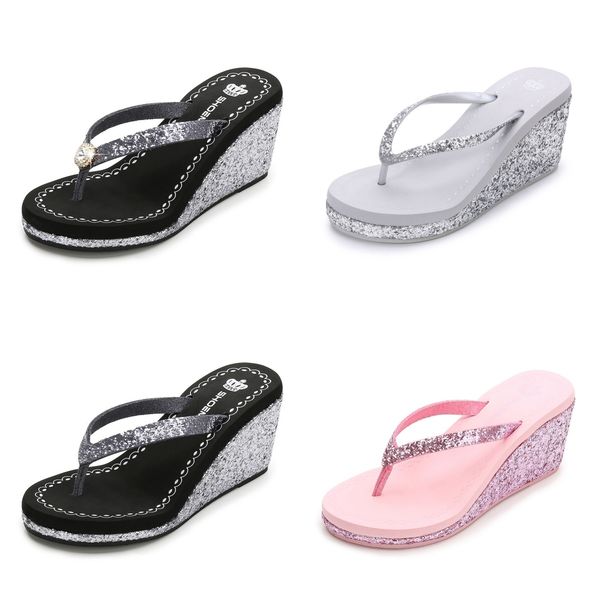2024 New summer sequined rhinestones women's high heels flip-flops Platform beach flip-flops, Blue
2024 New summer sequined rhinestones women's high heels flip-flops Platform beach flip-flops, Blue