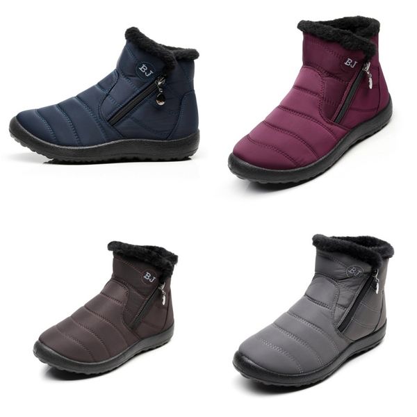 2024 new ladies fashion comfortable side zipper short snow boots wider warm snow shoes, Blue
2024 new ladies fashion comfortable side zipper short snow boots wider warm snow shoes, Blue