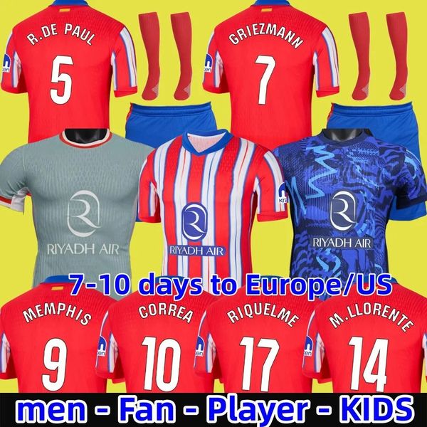 Atletico Madrids soccer jerseys GRIEZMANN 24 25 120th anniversary 2023 2024 M.LLORENTE KOKE SAUL Correa LEMAR football shirt men kids kit sets uniforms, White
Atletico Madrids soccer jerseys GRIEZMANN 24 25 120th anniversary 2023 2024 M.LLORENTE KOKE SAUL Correa LEMAR football shirt men kids kit sets uniforms, White