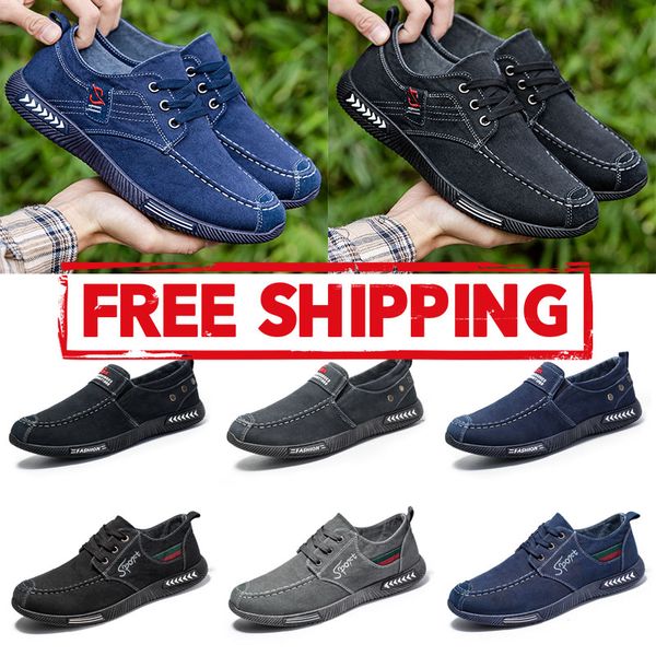 Designer Shoes Free shipping lace-up Black Grey Blue Men's Women's Wear resistant sports casual shoes Outdoor breathable lightweight 39-44
Designer Shoes Free shipping lace-up Black Grey Blue Men's Women's Wear resistant sports casual shoes Outdoor breathable lightweight 39-44