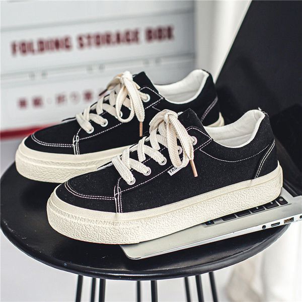 Fashion Explosive pattern Designer Shoes Free shipping Black Men's lace-up Wear Canvas leather thick soled shoes casual shoes Outdoor breathable size 39-44 
Fashion Explosive pattern Designer Shoes Free shipping Black Men's lace-up Wear Canvas leather thick soled shoes casual shoes Outdoor breathable size 39-44