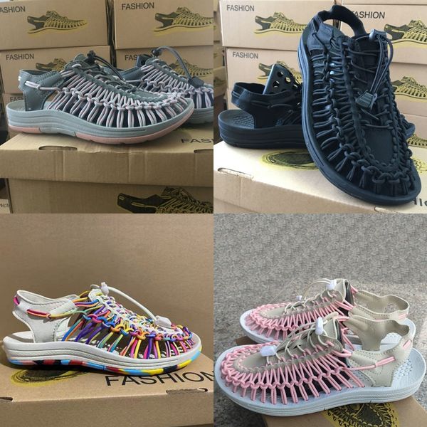 Designer Shoes White Purple Pink Colorful Men's and Women's Sports Breathable Sandals Strap Weaving Sandals Durable Outdoor Training Sandals 35-48, Green
Designer Shoes White Purple Pink Colorful Men's and Women's Sports Breathable Sandals Strap Weaving Sandals Durable Outdoor Training Sandals 35-48, Green