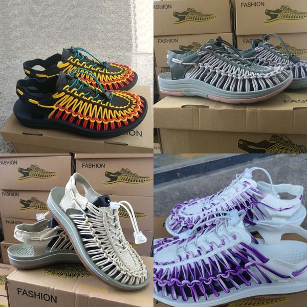 Designer Shoes White Purple black Colorful Men's and Women's Sports Breathable Sandals Strap Weaving Sandals Durable Outdoor Training Sandals 35-48, Beige
Designer Shoes White Purple black Colorful Men's and Women's Sports Breathable Sandals Strap Weaving Sandals Durable Outdoor Training Sandals 35-48, Beige