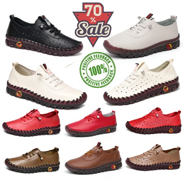 Designer Shoes Breathable holes white Brown Black Red Men's Women's lace-up leather casual shoes Outdoor Wear resistant sports breathable 39-44, Khaki
Designer Shoes Breathable holes white Brown Black Red Men's Women's lace-up leather casual shoes Outdoor Wear resistant sports breathable 39-44, Khaki