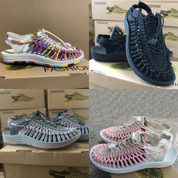 Designer Shoes Black White Purple Pink Colorful Men's and Women's Sports Breathable Sandals Strap Weaving Sandals Durable Outdoor Training Sandals 35-48
Designer Shoes Black White Purple Pink Colorful Men's and Women's Sports Breathable Sandals Strap Weaving Sandals Durable Outdoor Training Sandals 35-48