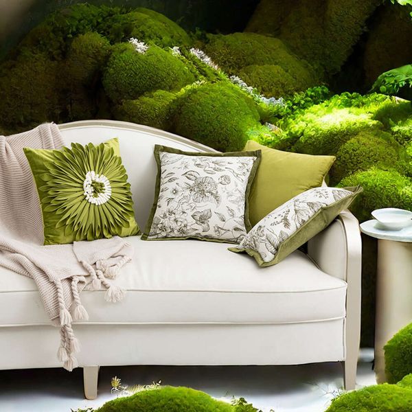Nordic Modern Sofa French Light Matcha Green Pillow Living Bedroom Model Room Bedhead Cushion Cover
Nordic Modern Sofa French Light Matcha Green Pillow Living Bedroom Model Room Bedhead Cushion Cover