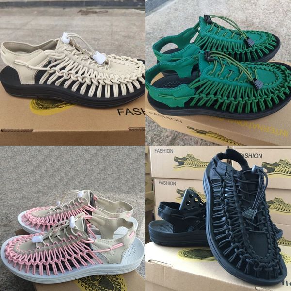 Fashion Designer Shoes White Black Purple Pink Colorful Men's and Women's Sports Breathable Sandals Strap Weaving Sandals Durable Outdoor Training Sandals 35-48
Fashion Designer Shoes White Black Purple Pink Colorful Men's and Women's Sports Breathable Sandals Strap Weaving Sandals Durable Outdoor Training Sandals 35-48