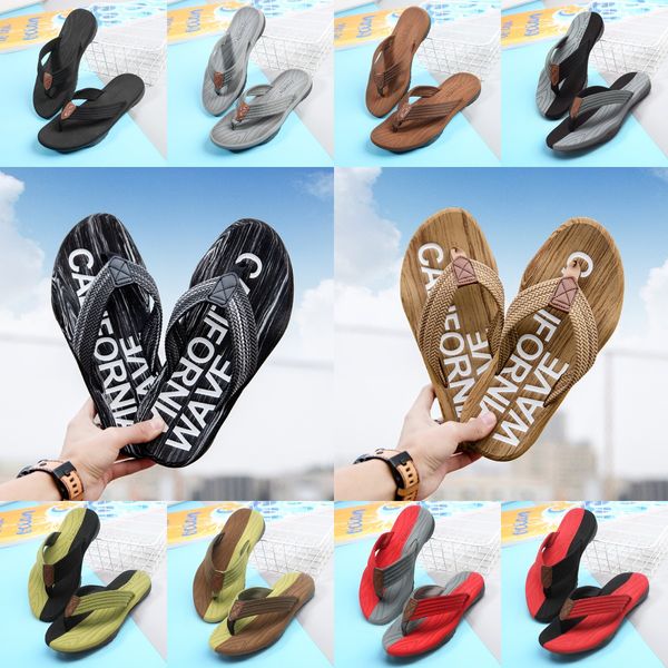 2024 summer new wearable slippers mens womens non slip thick soled black red slippers for home use, Grey
2024 summer new wearable slippers mens womens non slip thick soled black red slippers for home use, Grey