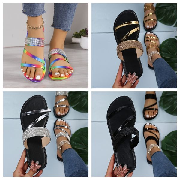 designer sandals sparkly Slippers Women Casual Round Toe Open Toe Diamond Roman Sandals Ladies Summer Slip on Flats Boho Beach Home GAI, Multi
designer sandals sparkly Slippers Women Casual Round Toe Open Toe Diamond Roman Sandals Ladies Summer Slip on Flats Boho Beach Home GAI, Multi
