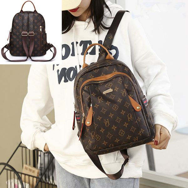 Outlet factory ladies shoulder bag soft and wear-resistant leather leisure backpacks simple zipper decoration women handbag contrast fashion backpack 2152#, Brown
Outlet factory ladies shoulder bag soft and wear-resistant leather leisure backpacks simple zipper decoration women handbag contrast fashion backpack 2152#, Brown
