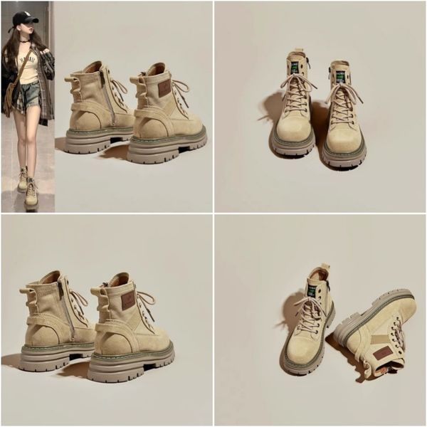 Casual 2024 new fall and winter classic retro women's boots thick bottom heightening shoes, Red
Casual 2024 new fall and winter classic retro women's boots thick bottom heightening shoes, Red