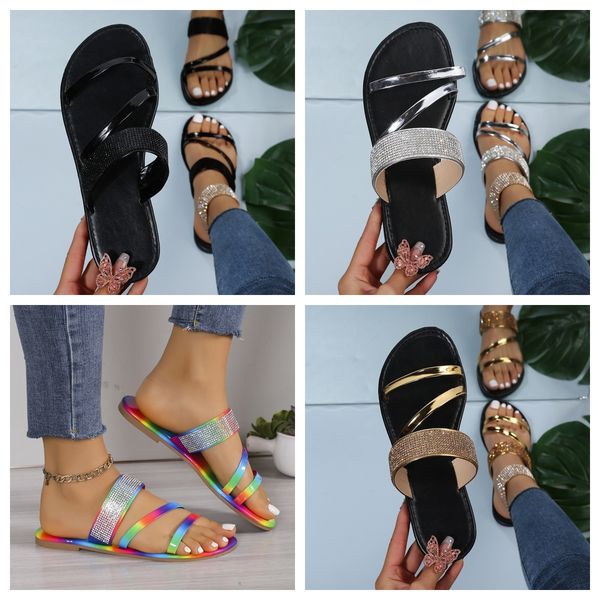 designer sandals Shiny Rhinestone Slippers Womens Casual Diamond Roman Sandals Ladies Summer Slip on Flats citywalk Beach Home silver GAI, Gold
designer sandals Shiny Rhinestone Slippers Womens Casual Diamond Roman Sandals Ladies Summer Slip on Flats citywalk Beach Home silver GAI, Gold