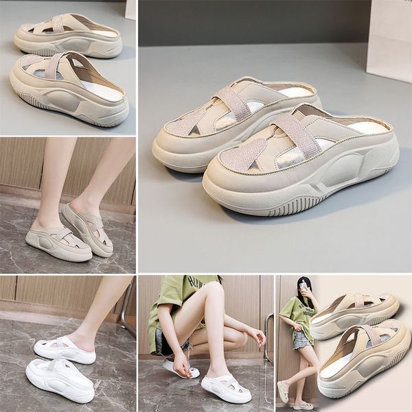 Fashion summer Girls Platform Sandals Classic Designer Slippers Women's Half Drag Breathable Thick Bottom Height Increase Hundred Sandals, Blue
Fashion summer Girls Platform Sandals Classic Designer Slippers Women's Half Drag Breathable Thick Bottom Height Increase Hundred Sandals, Blue