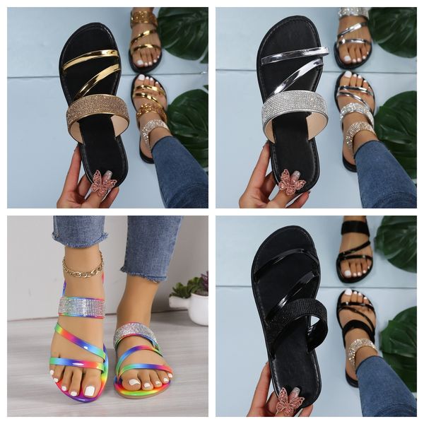 designer sandals womens slippers fashion rhinestones outdoor summer breathable rhinestones casual cool shoes non-slip slides colors black GAI, Gold
designer sandals womens slippers fashion rhinestones outdoor summer breathable rhinestones casual cool shoes non-slip slides colors black GAI, Gold
