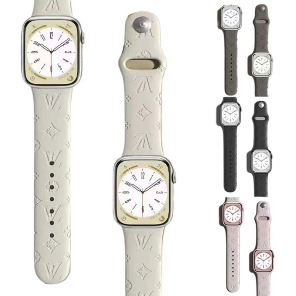 Designer Watch Band Smart Straps for apple watch band 49mm 38mm 44mm 45mm iwatch series 8 9 4 5 6 7 Strap Eming Silicone Bracelet 3D Concave Pattern ap
Designer Watch Band Smart Straps for apple watch band 49mm 38mm 44mm 45mm iwatch series 8 9 4 5 6 7 Strap Eming Silicone Bracelet 3D Concave Pattern ap