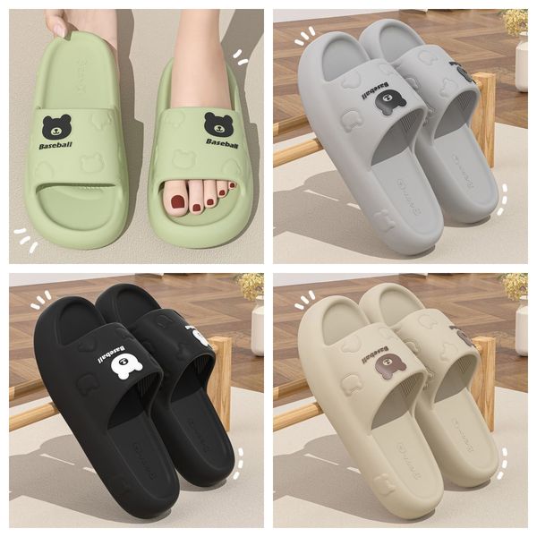 eva small bear slippers cartoon slides cushion slippers men women thick soles wear-resistant non-slip bathroom home green GAI, Grey
eva small bear slippers cartoon slides cushion slippers men women thick soles wear-resistant non-slip bathroom home green GAI, Grey