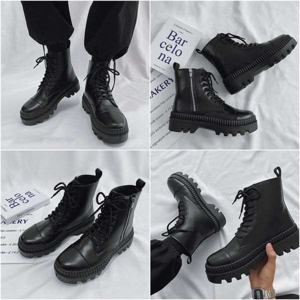 2024 new Martin boots British style men's high-top leather boots trend side zipper fall and winter Martin workwear shoes, Black
2024 new Martin boots British style men's high-top leather boots trend side zipper fall and winter Martin workwear shoes, Black