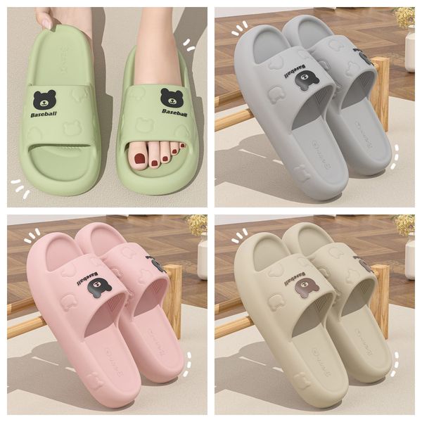 2024 summer eva small bear slippers cartoon slides cushion slippers men women thick soles wear-resistant non-slip bathroom home pink GAI, Green
2024 summer eva small bear slippers cartoon slides cushion slippers men women thick soles wear-resistant non-slip bathroom home pink GAI, Green