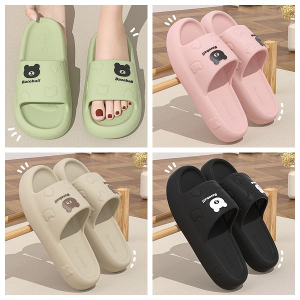 free shipping eva small bear slippers cartoon slides cushion slippers men women thick soles wear-resistant non-slip bathroom home GAI, Black
free shipping eva small bear slippers cartoon slides cushion slippers men women thick soles wear-resistant non-slip bathroom home GAI, Black