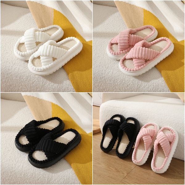 2024 New fashion leisure women's indoor slippers soft bottom cotton home four seasons slippers, Blue
2024 New fashion leisure women's indoor slippers soft bottom cotton home four seasons slippers, Blue