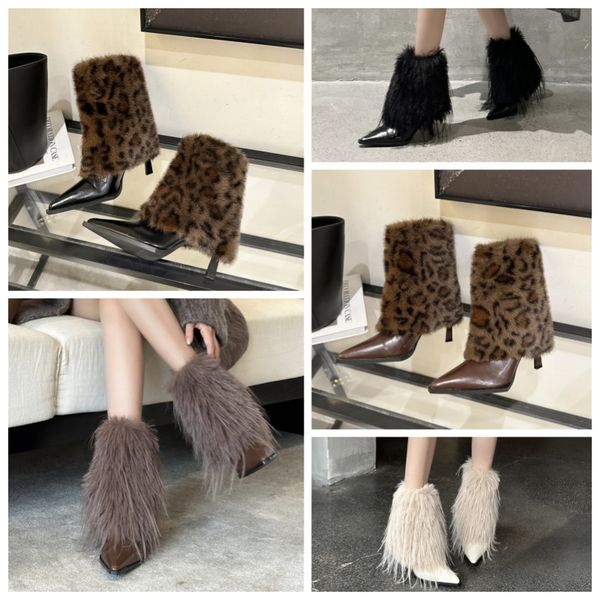 Pointed Toe High Heel Short Boots Niche Fashion Design Leopard and Feather Fashion Boots Fall and Winter Slim Short Boots, Red
Pointed Toe High Heel Short Boots Niche Fashion Design Leopard and Feather Fashion Boots Fall and Winter Slim Short Boots, Red