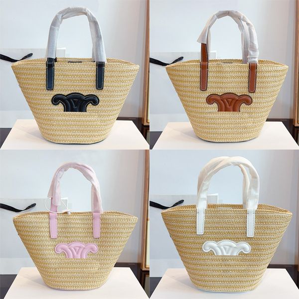 Designer Bags 2024 New Hand-woven Bag Female Beach Bag Straw Braided Bag Large Capacity Single Shoulder Basket Bag, Brown
Designer Bags 2024 New Hand-woven Bag Female Beach Bag Straw Braided Bag Large Capacity Single Shoulder Basket Bag, Brown