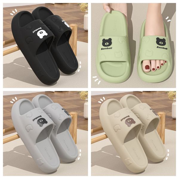 2024 summer eva small bear slippers cartoon slides cushion slippers men women thick soles wear-resistant non-slip bathroom home khaki grey GAI
2024 summer eva small bear slippers cartoon slides cushion slippers men women thick soles wear-resistant non-slip bathroom home khaki grey GAI